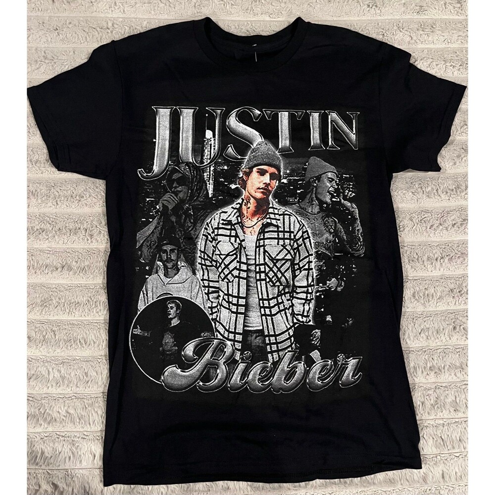Headgear Classics Justin Bieber Graphic T-Shirt Men’s Small Black NWT